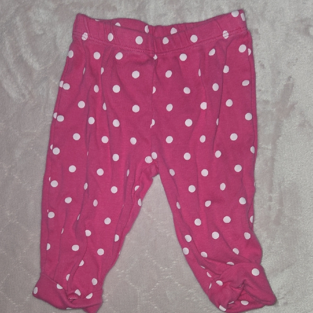 Carter's Pink Baby Pants with White Dots